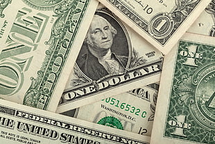 1 U.S. Dollar bills