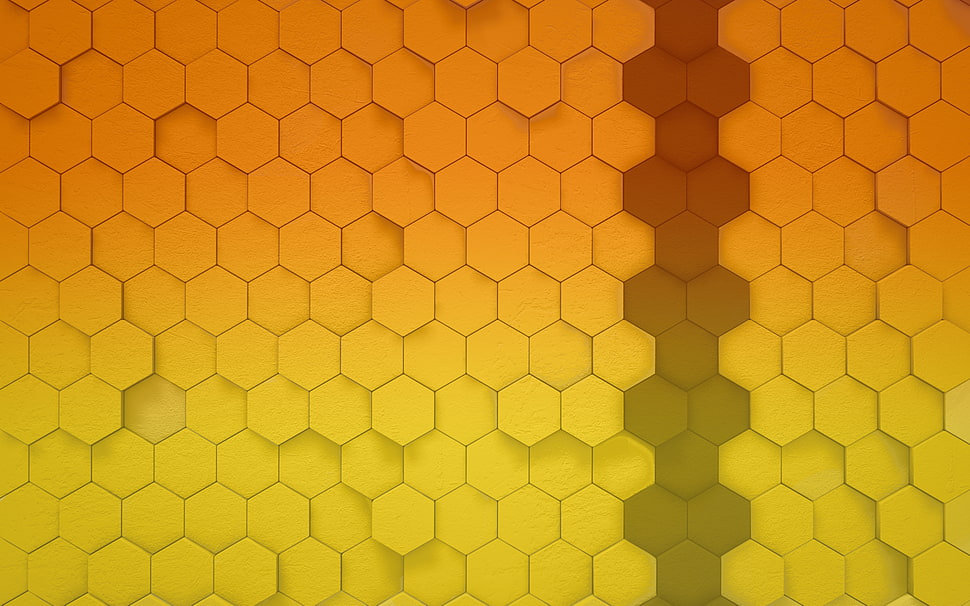 honeycomb wallpaper, digital art, pattern HD wallpaper