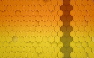 honeycomb wallpaper, digital art, pattern HD wallpaper