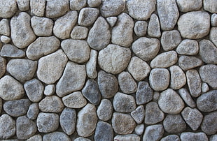 gray pebble lot, texture, rock
