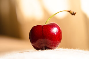 healthy, red, cherry, fruit HD wallpaper