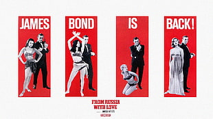 James Bond is back poster HD wallpaper