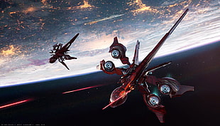 game digital wallpaper, science fiction, Star Citizen, spaceship, space