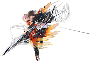 Guilty Crown character illustration, Guilty Crown