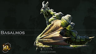 Basalmos illustration, Monster Hunter, Balsamos, Basarios, CryEngine  HD wallpaper