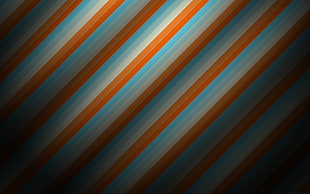 orange, white, and teal striped wallpaper, minimalism, lines