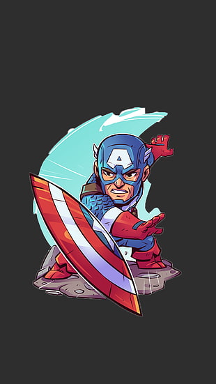 Captain America fan art, superhero, Marvel Comics, Captain America HD wallpaper