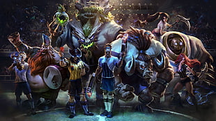 soccer, League of Legends, Lucian (League of Legends), Maokai (League of Legends) HD wallpaper
