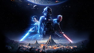 Star Wars 3D wallpaper, Star Wars Battlefront II, Star Wars: Battlefront, video games, Star Wars HD wallpaper