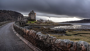 body of water during daytime, eilean donan castle, dornie, scotland, united kingdom HD wallpaper