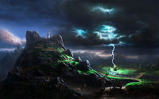 lightning painting