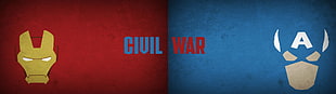 Iron Man and Captain America Civil War wallpaper HD wallpaper