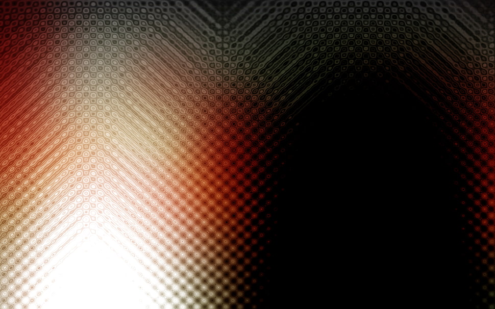 black, white, and red lights HD wallpaper