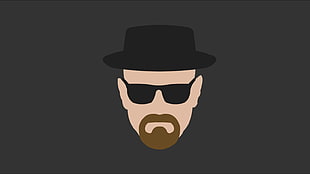 bearded man wearing sunglasses sticker