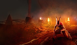 monster illustration, Agony, Survival horror, PlayStation 4 HD wallpaper