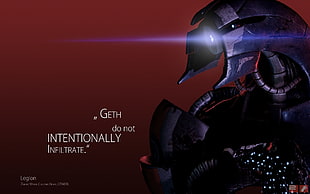 geth do not intentionally infiltrate wallpaper, Mass Effect, geth, Legion, Mass Effect 2 HD wallpaper