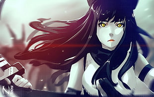 black-haired female anime character, fantasy art, RWBY, Blake Belladonna