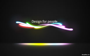 design for people text overlay, 3D, artwork