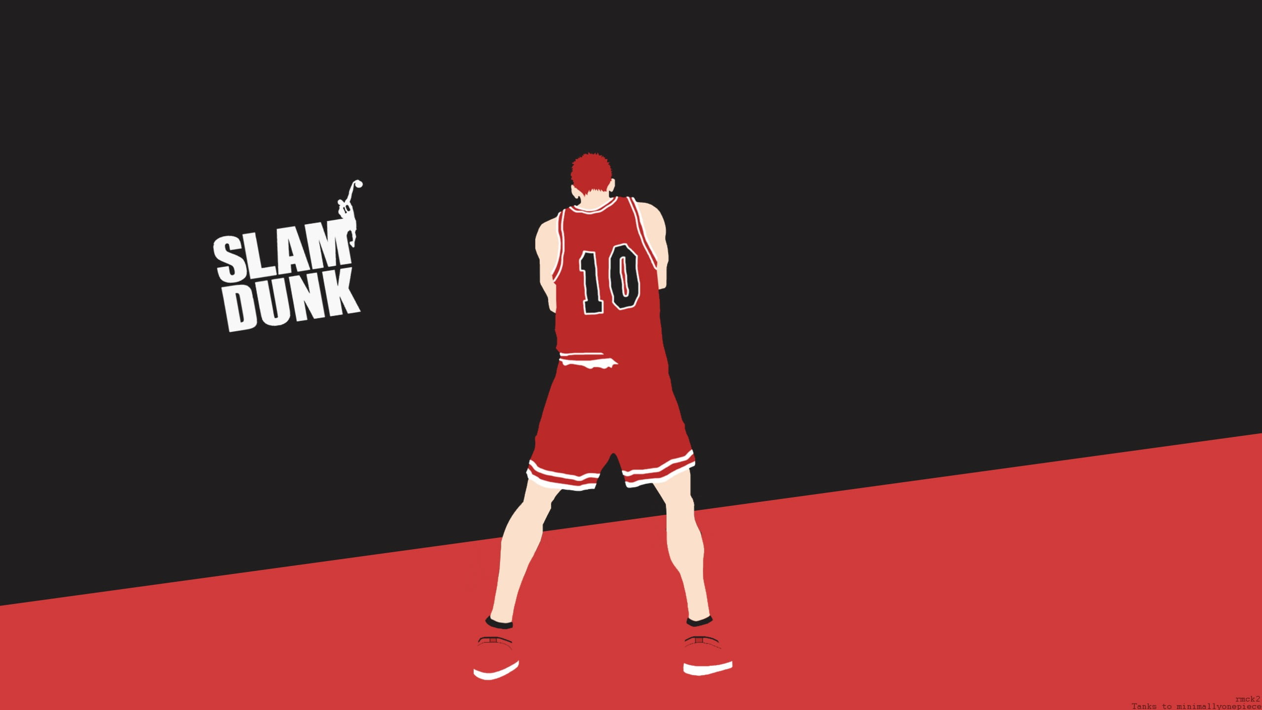 Slam Dunk Sakuragi Graphic Wallpaper Hd Wallpaper Wallpaper Flare