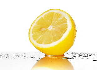 sliced lemon fruit HD wallpaper