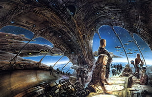 Star Wars digital wallpaper, science fiction, artwork, Luis Royo