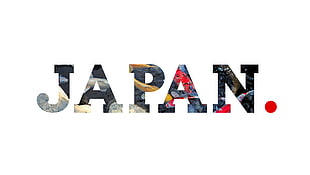 JAPAN text, Japan, typography, artwork