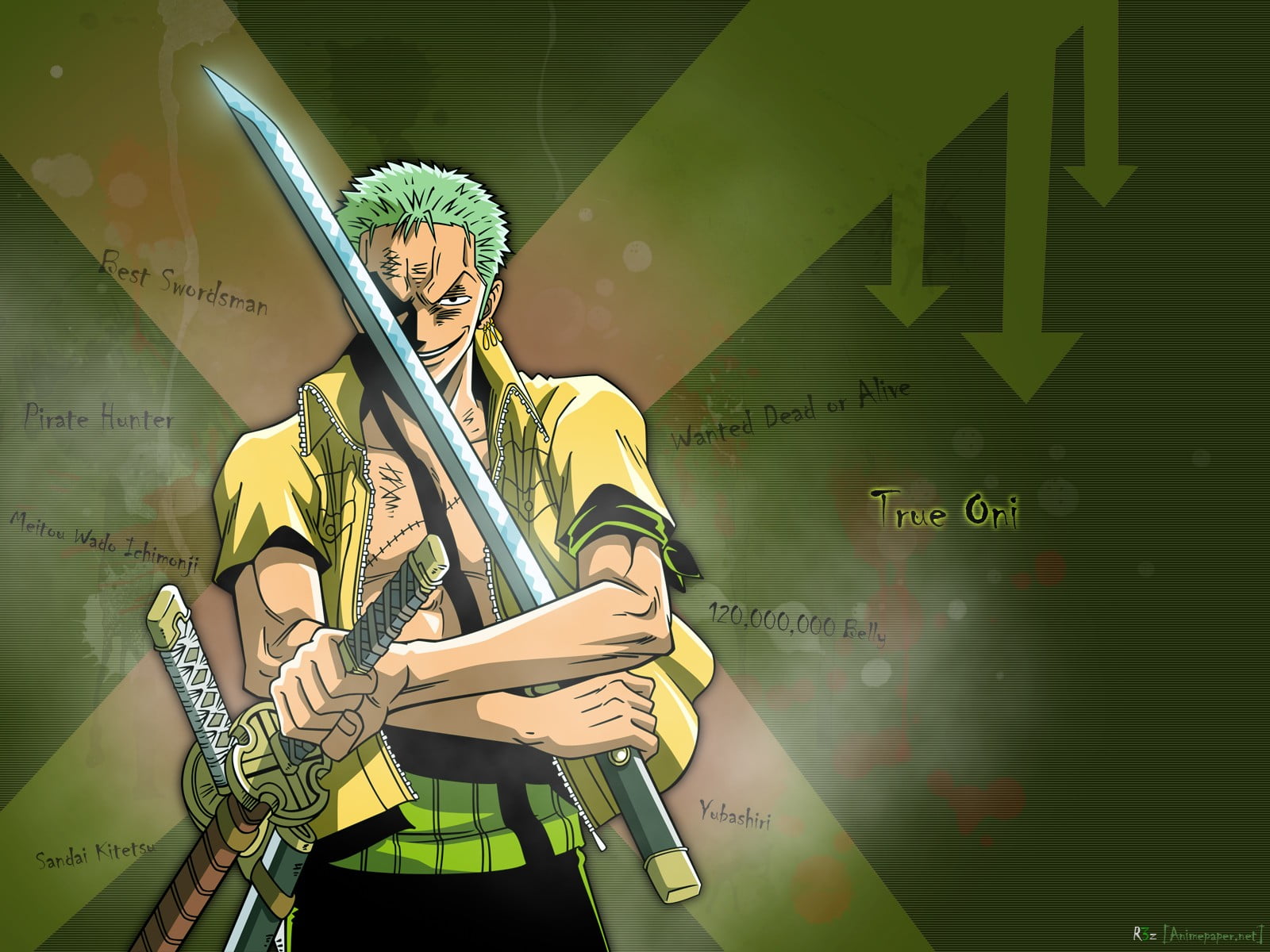 Free download Roronoa Zoro After Two Years Samurai Sword Underwater One  Piece Anime 1600x1000 for your Desktop Mobile  Tablet  Explore 76 One  Piece Zoro Wallpaper  One Piece Wallpapers One