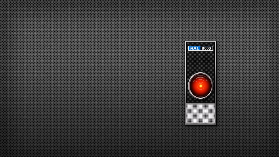 black and gray device, 2001: A Space Odyssey, HAL 9000, movies HD wallpaper