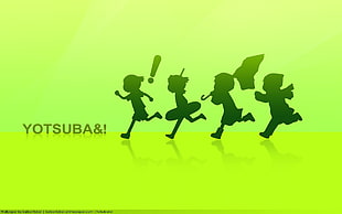 Yotsuba& advertisement, anime HD wallpaper