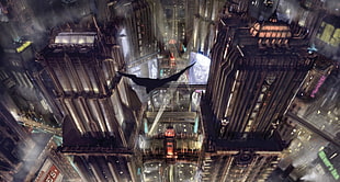 brown concrete buildings, Batman: Arkham Knight, Rocksteady Studios, Batman, Gotham City HD wallpaper