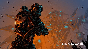 Halo 5 wallpaper, Halo 5: Guardians, Master Chief, Artwork