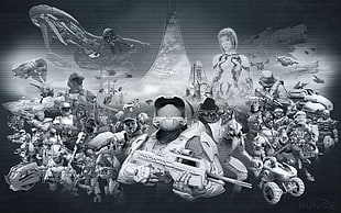 anime characters digital wallpaper, Halo, Master Chief, Cortana, Bungie