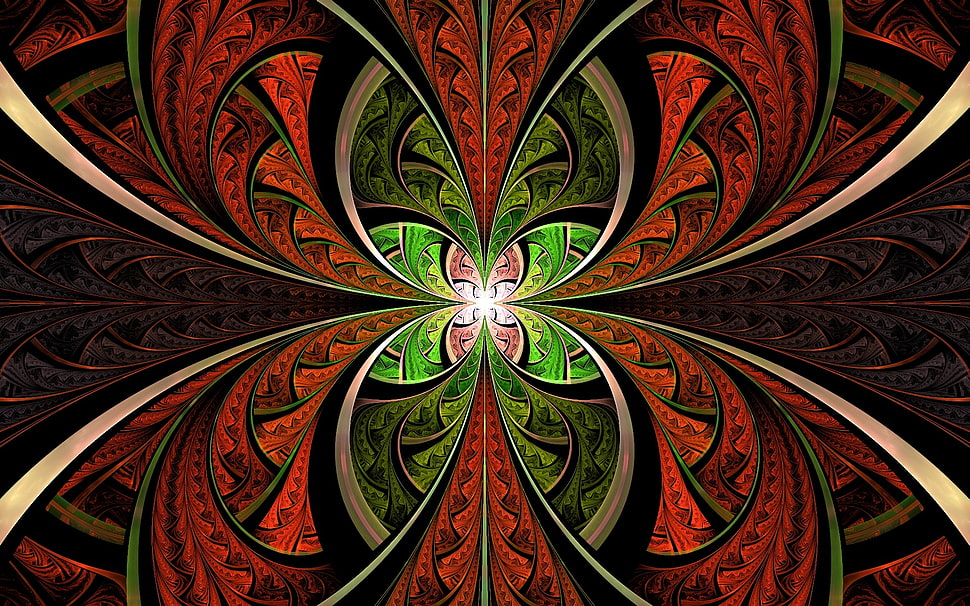 red, white, and green tribal wallpaper HD wallpaper