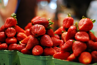 strawberry lot, strawberries, fruit, food