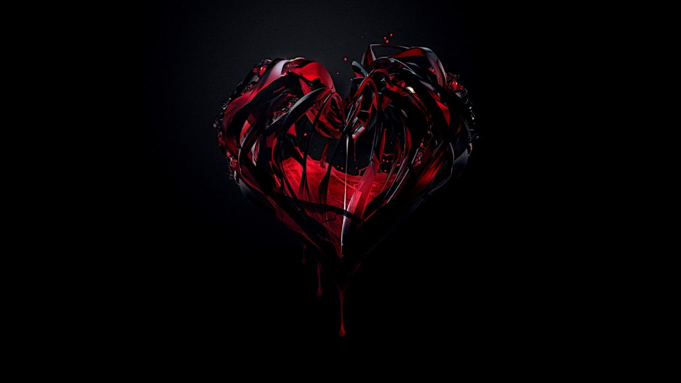 heart, black
