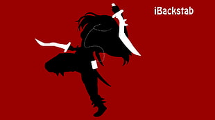 Katarina from League of Legends vector wallpaper, League of Legends, video games HD wallpaper