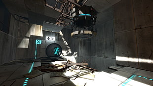 game site screenshot, Portal 2, Valve Corporation, Aperture Laboratories, video games