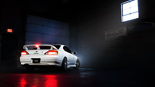 white car, Nissan, Silvia S15, JDM, car