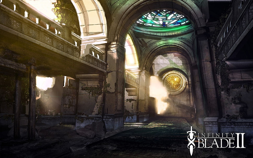 Infinity Blade 2 digital wallpaper HD wallpaper