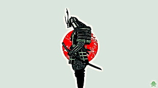 black samurai warrior