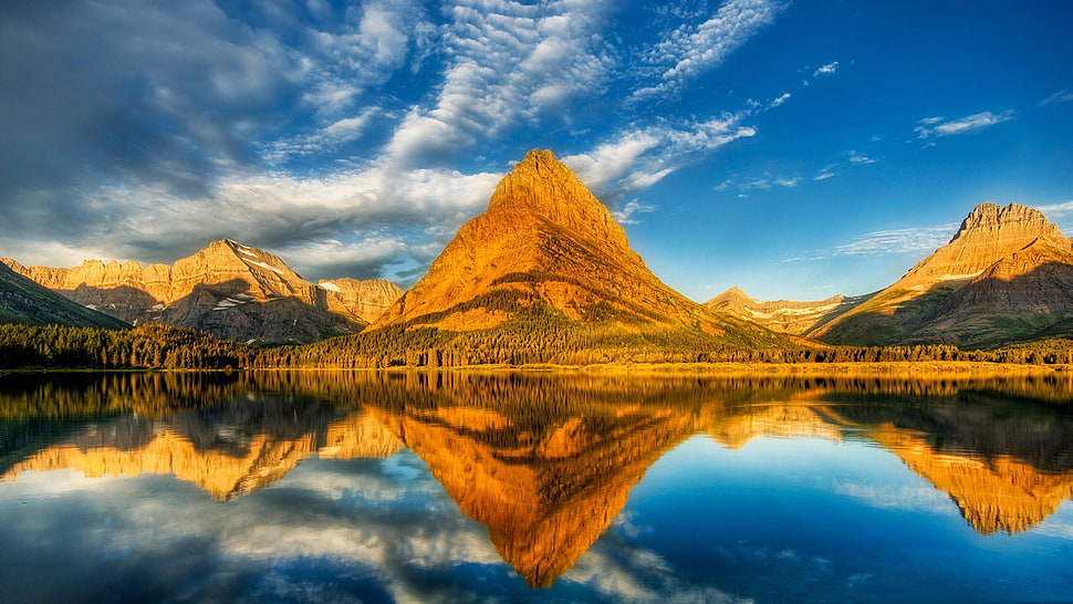 brown mountain, landscape HD wallpaper