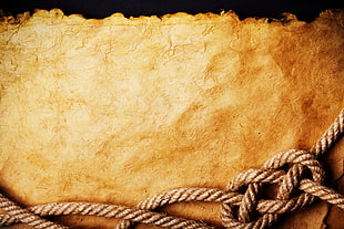close view of a tied knot rope HD wallpaper