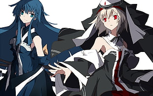 two girl anime characters