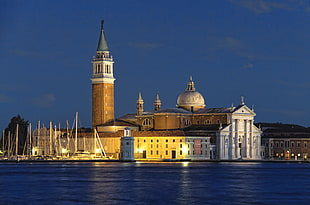 photo of white and brown cathedral, venice HD wallpaper