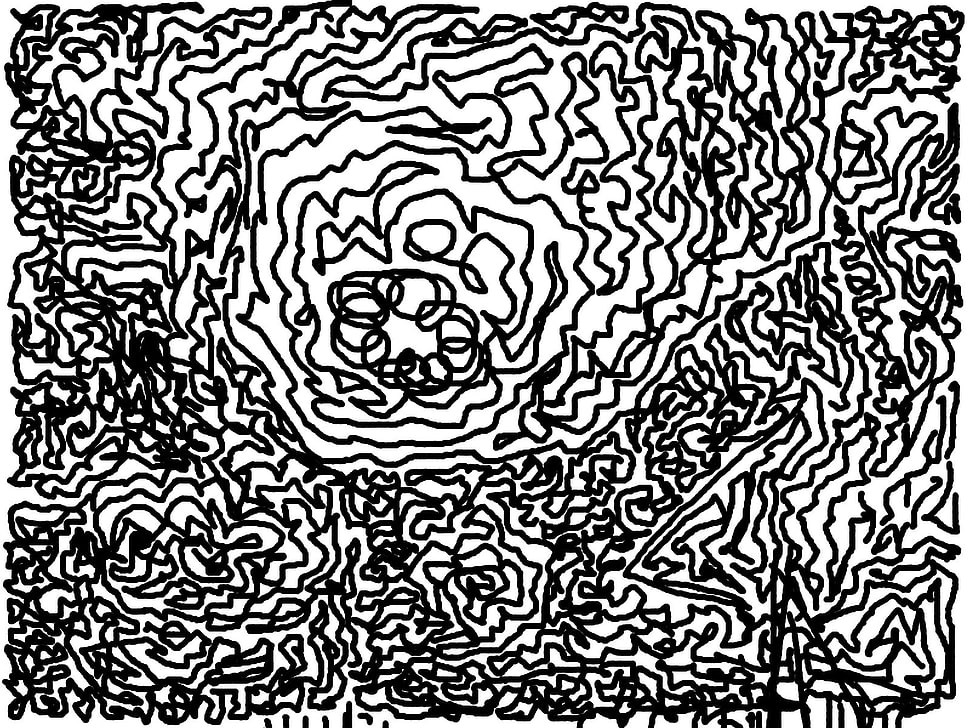 black and white illustration, pattern HD wallpaper