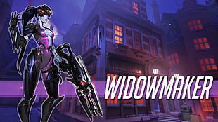 Widowmaker digital wallpaper, Overwatch, Blizzard Entertainment, video games, livewirehd (Author)