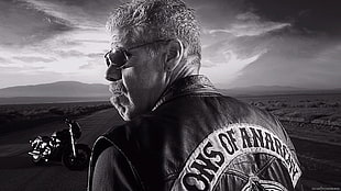 men's Sons of Anarchy vest, Sons Of Anarchy, Clay Morrow, Ron Perlman