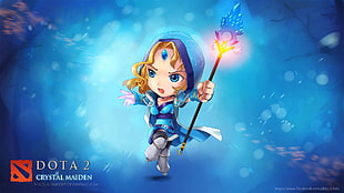 Dota 2 Crystal Maiden character illustration
