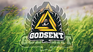 Godsent logo digital wallpaper, Counter-Strike: Global Offensive, GODSENT, the all seeing eye