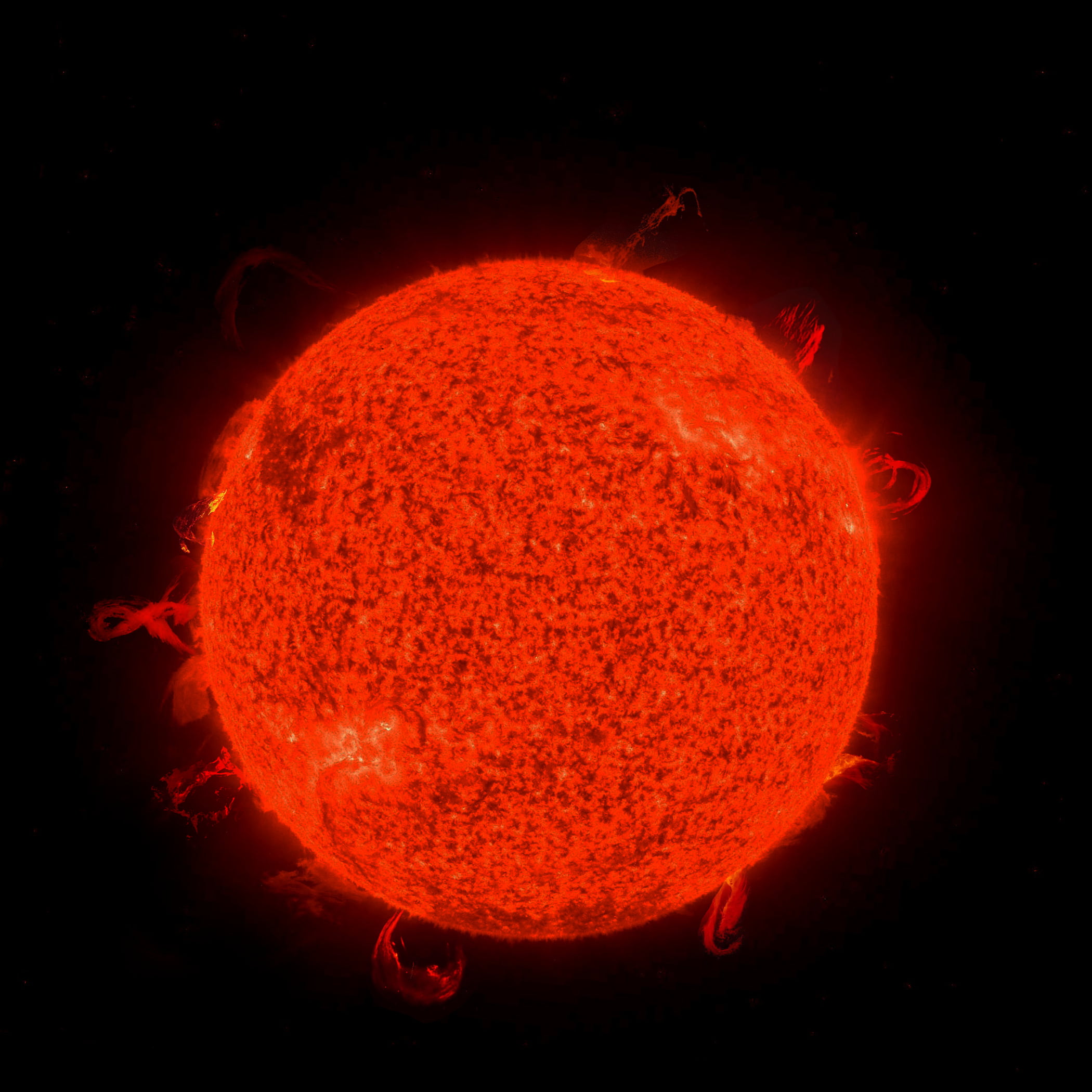 fire ball, Sun, space, astronomy